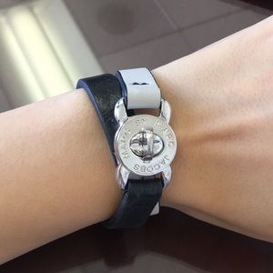 Marc by Marc Jacobs leather wrap bracelet